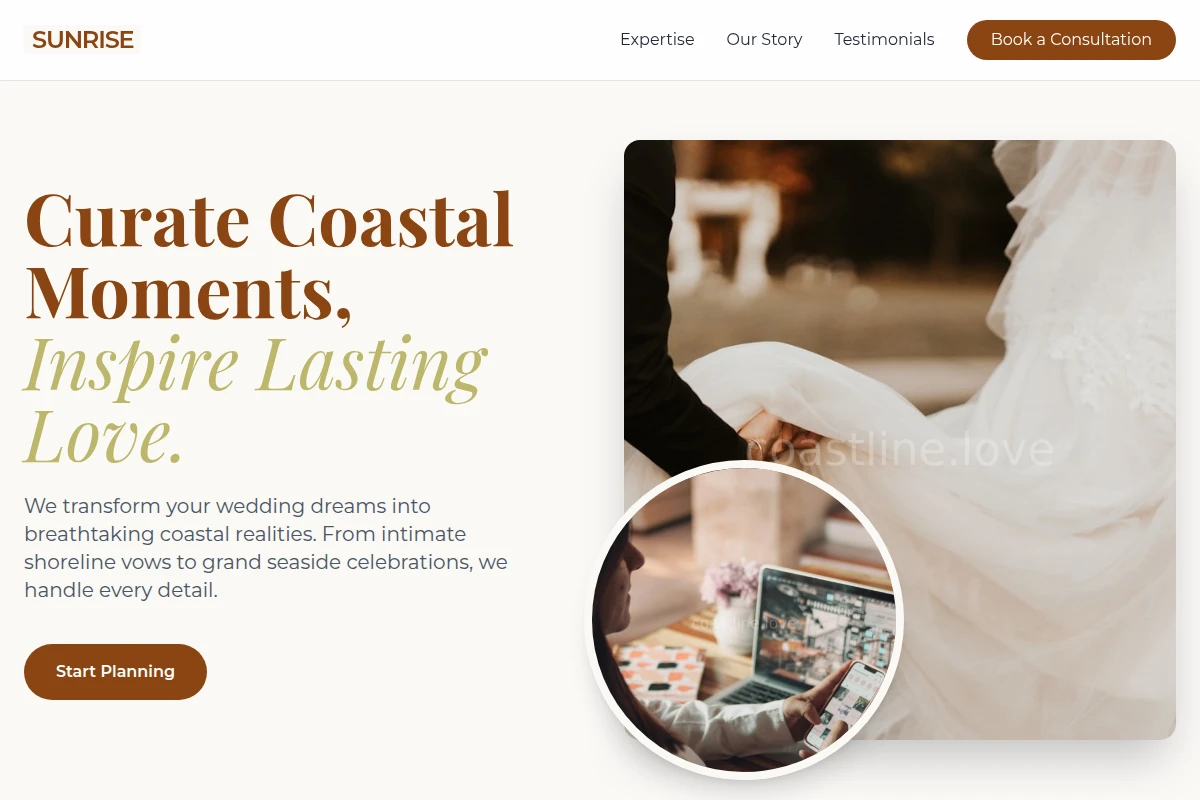 Sunrise Wedding Planner